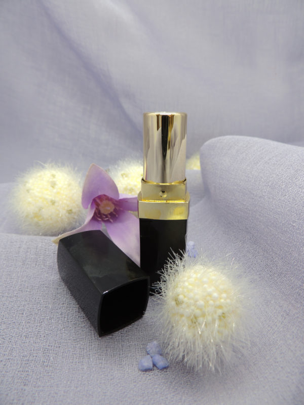Lippenstifthülse schwarz-gold
