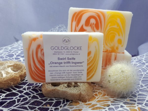 Swirl Seife „Orange trifft Ingwer“