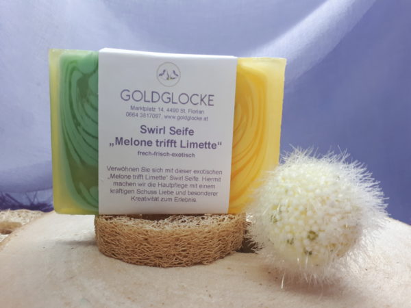 Swirl Seife "Melone trifft Limette"